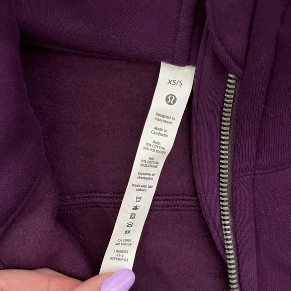Lululemon oversized full zip scuba - Picture 2 of 2